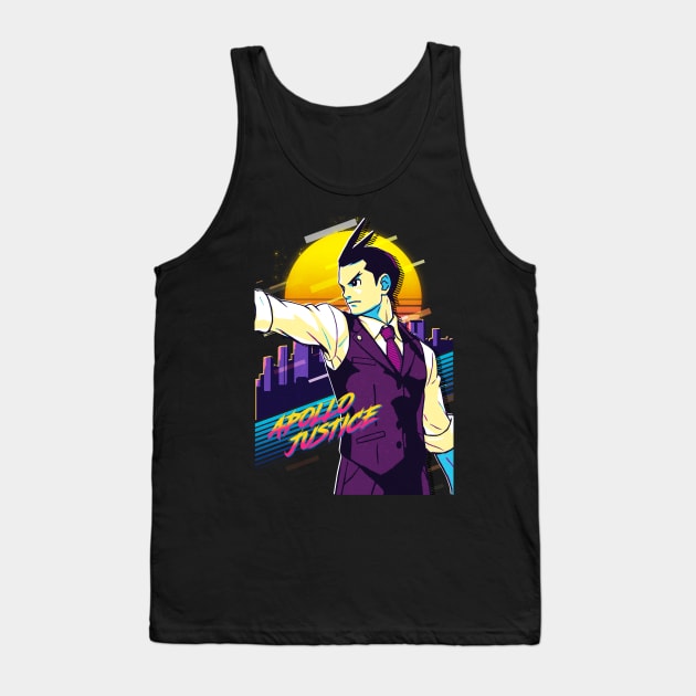 Apollo Justice Tank Top by 80sRetro